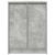 Dulap Pantofi Beton Gri 57x34x76 cm Lemn de prelucrat GartenMobel Dekor