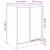 Dulap de pantofi gri Sonoma 57x34x76 cm lemn prelucrat GartenMobel Dekor