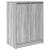 Dulap de pantofi gri Sonoma 57x34x76 cm lemn prelucrat GartenMobel Dekor