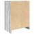 Dulap de pantofi gri Sonoma 57x34x76 cm lemn prelucrat GartenMobel Dekor