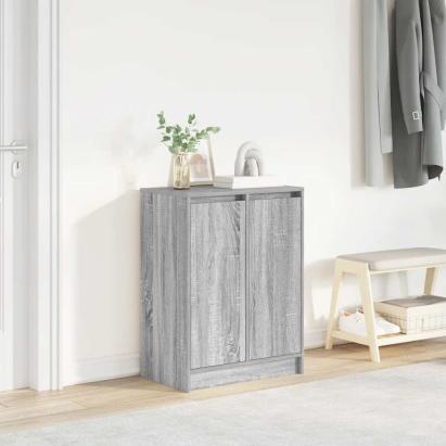 Dulap de pantofi gri Sonoma 57x34x76 cm lemn prelucrat GartenMobel Dekor