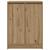 Dulap Pantofi Artisan Stejar 57x34x76 cm Lemn prelucrat GartenMobel Dekor