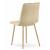 Set 4 scaune bucatarie/living, Artool, Libra, catifea, metal, bej, 45x54x86.5 cm GartenVIP DiyLine