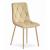 Set 4 scaune bucatarie/living, Artool, Libra, catifea, metal, bej, 45x54x86.5 cm GartenVIP DiyLine