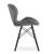 Set 4 scaune stil scandinav, Artool, Lago Velvet, catifea, lemn, gri si negru, 47x36x73.5 cm GartenVIP DiyLine