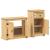 Set mobilier de baie „Corona”, 2 piese, lemn masiv de pin GartenMobel Dekor