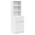 Noptiera alb 39x35x125 cm lemn prelucrat GartenMobel Dekor