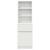 Noptiera alb 39x35x125 cm lemn prelucrat GartenMobel Dekor