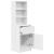 Noptiera alb 39x35x125 cm lemn prelucrat GartenMobel Dekor