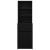 Noptiera neagra 39x35x125 cm lemn prelucrat GartenMobel Dekor