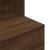 Noptiera din stejar maro 39x35x125 cm lemn prelucrat GartenMobel Dekor