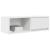 Dulap TV alb 80x31x25,5 cm lemn prelucrat GartenMobel Dekor