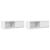 Dulapuri TV 2 buc Alb 80x31x25,5 cm Lemn prelucrat GartenMobel Dekor