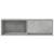 Dulapuri TV 2 buc Beton Gri 80x31x25,5 cm Lemn prelucrat GartenMobel Dekor