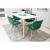 Set 4 scaune stil scandinav, Artool, Lago, catifea, lemn, verde, 48x43x74 cm GartenVIP DiyLine