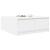 Masuta de cafea cu sertare alb 100x100x40 cm GartenMobel Dekor