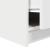 Masuta de cafea cu sertare alb 100x100x40 cm GartenMobel Dekor