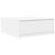 Masuta de cafea cu sertare alb 100x100x40 cm GartenMobel Dekor