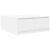 Masuta de cafea cu sertare alb 100x100x40 cm GartenMobel Dekor