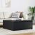 Masuta de cafea cu sertare Stejar negru 100x100x40 cm GartenMobel Dekor