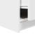 Masuta de cafea cu sertare alb 70,5x70x40 cm GartenMobel Dekor