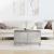 Masuta de cafea cu sertare Gri beton 70,5x70x40 cm GartenMobel Dekor