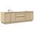 Dulap TV cu lumini LED Stejar Sonoma 160,5x41x50 cm GartenMobel Dekor