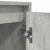 Dulap TV cu lumini LED Gri beton 160,5x41x50 cm GartenMobel Dekor