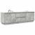 Dulap TV cu lumini LED Gri beton 160,5x41x50 cm GartenMobel Dekor
