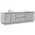 Dulap TV cu lumini LED Gri Sonoma 160,5x41x50 cm GartenMobel Dekor