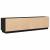 Dulap TV cu lumini LED Stejar negru 193,5x41x50 cm GartenMobel Dekor