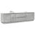 Dulap TV cu lumini LED Gri beton 193,5x41x50 cm GartenMobel Dekor