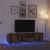 Dulap TV cu lumini LED Stejar afumat 193,5x41x50 cm GartenMobel Dekor