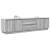 Dulap TV cu lumini LED Gri Sonoma 193,5x41x50 cm GartenMobel Dekor