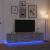 Dulap TV cu lumini LED Gri Sonoma 193,5x41x50 cm GartenMobel Dekor