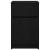 Noptiere, 2 buc., negru, 39x35x65 cm, lemn prelucrat GartenMobel Dekor