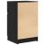 Noptiere, 2 buc., negru, 39x35x65 cm, lemn prelucrat GartenMobel Dekor