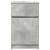 Noptiere, 2 buc., gri beton, 39x35x65 cm, lemn prelucrat GartenMobel Dekor