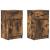 Noptiere, 2 buc., stejar afumat, 39x35x65 cm, lemn prelucrat GartenMobel Dekor