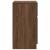 Noptiere, 2 buc., stejar maro, 39x35x65 cm, lemn prelucrat GartenMobel Dekor