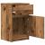 Noptiere, 2 buc., lemn vechi, 39x35x65 cm, lemn prelucrat GartenMobel Dekor
