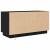 Dulap TV cu lumini LED Stejar negru 100x41x50 cm GartenMobel Dekor