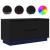 Dulap TV cu lumini LED Stejar negru 100x41x50 cm GartenMobel Dekor