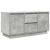 Comodă TV cu lumini LED, gri beton, 100x41x50 cm GartenMobel Dekor