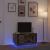 Comodă TV cu lumini LED, stejar fumuriu, 100x41x50 cm GartenMobel Dekor