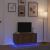 Comodă TV cu lumini LED, stejar maro, 100x41x50 cm GartenMobel Dekor