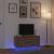 Comodă TV cu lumini LED, stejar artizanal, 100x41x50 cm GartenMobel Dekor