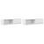 Dulapuri TV 2 buc Alb 100x31x25,5 cm Lemn prelucrat GartenMobel Dekor