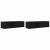 Dulapuri TV 2 buc Stejar negru 100x31x25,5 cm Lemn prelucrat GartenMobel Dekor