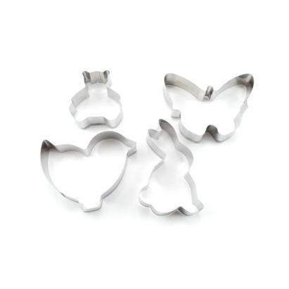 Forme de Decupaj Teme de Paște și Primăvară Set 4 Bucăți din Oțel Inoxidabil Handy KitchenServ